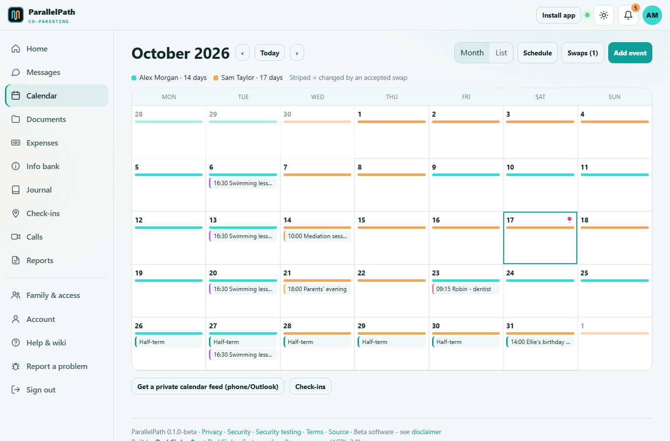 Calendar