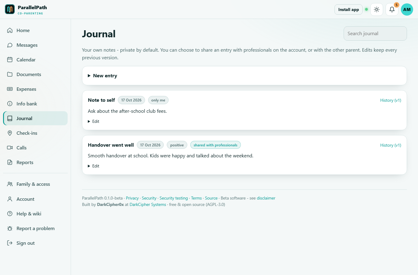 Journal