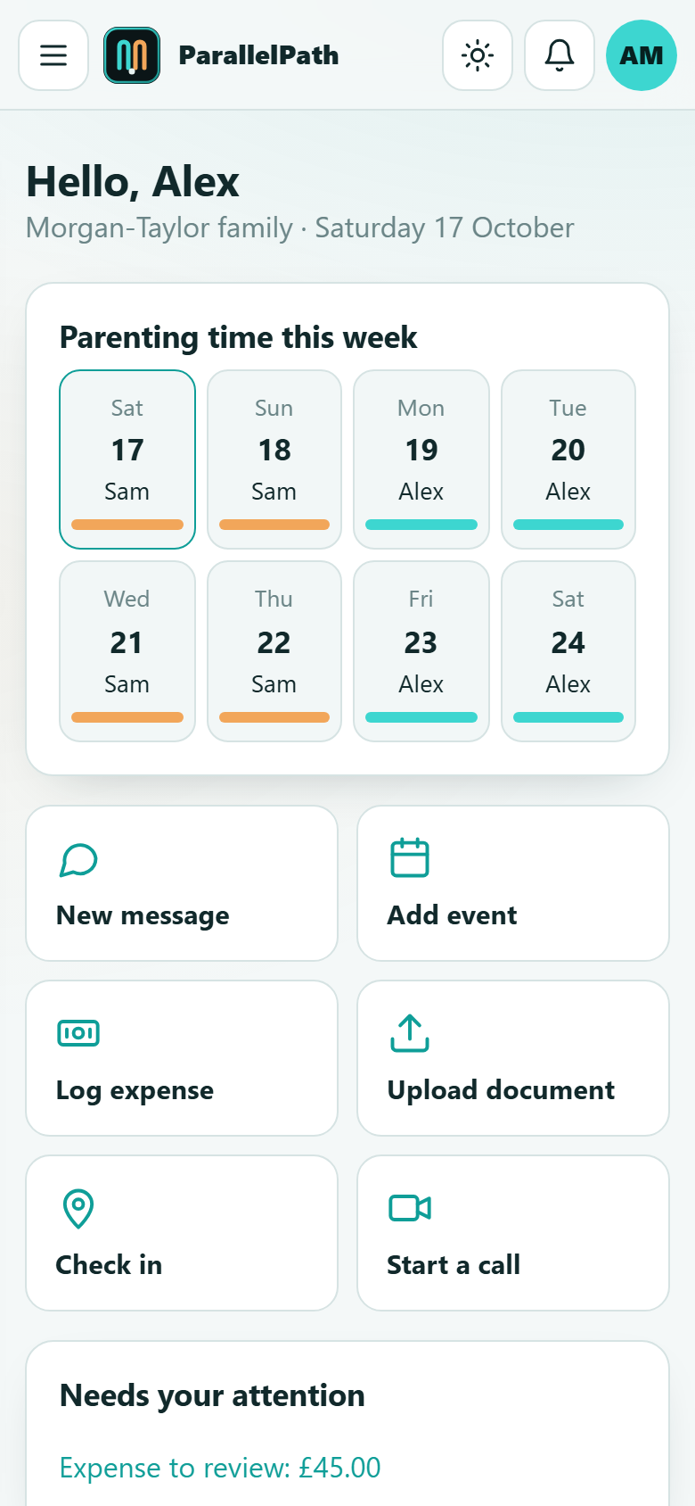 Mobile view